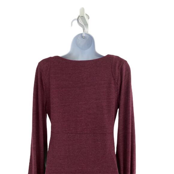 Chaser Triblend Blouson Sleeve Hi-Lo Midi Dress M - Picture 7 of 9